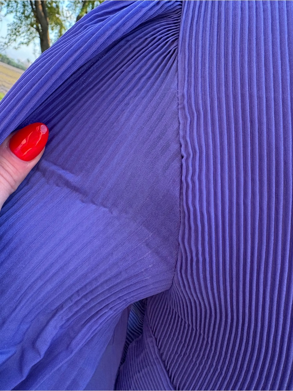 Zimmermann Pleated Mini Dress Lapis - Picture 3 of 9